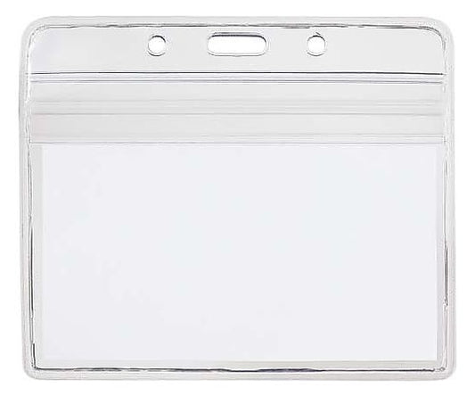 ソフト名札ケース（名刺サイズ防水）10枚　4240-4378 1パック(10枚入)