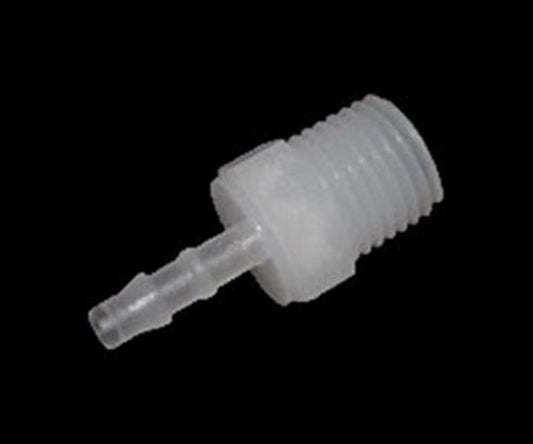 PVDF　R1/4オスネジ付きバーブアダプター　4mm　TE1180304 1個