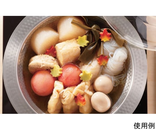 フタがガラスの IH 対応ステンレス鍋 26 雪平　MIS-26 1個/箱