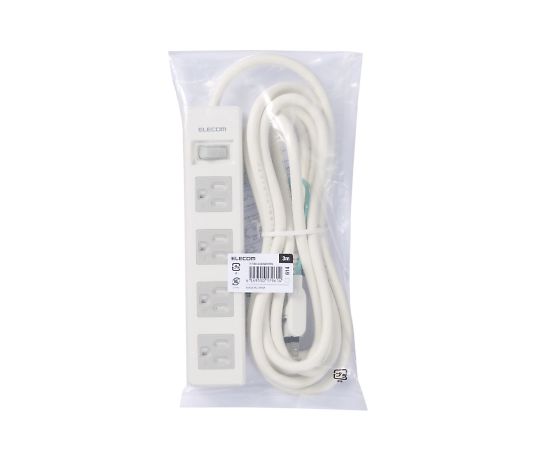 Tap 3P4 outlets 2P sockets Group switch With magnet and dust shutter 3m RoHS compliant T-T09-3430WH/RS 1 piece