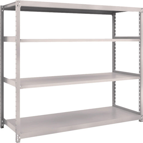 TRUSCO Steel Rack M2 Type Light-Medium Duty Shelf 1760 x 880 x H1500 4 Tiers Single Unit Neo Gray M2-5694 1 S