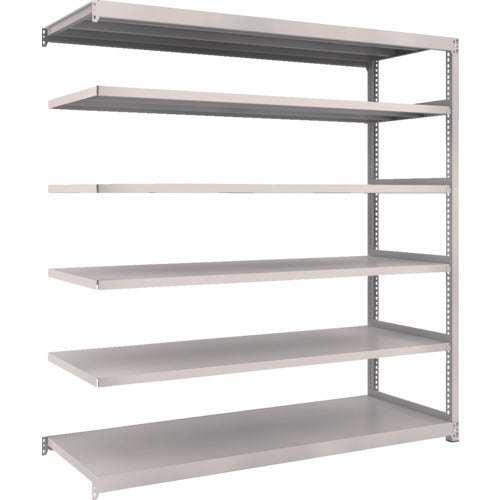 TRUSCO Steel Rack M2 Type Light-Medium Duty Shelf 1760 x 880 x H1800 6 Tiers Connected Neo Gray M2-6696B 1 S