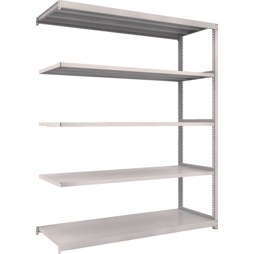TRUSCO Steel Rack M2 Type Light-Medium Duty Shelf 1760 x 880 x H2100 5 Tiers Connected Neo Gray M2-7695B 1 S