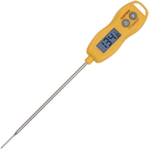 CUSTOM Waterproof Digital Thermometer Yellow CT-350MWP-Y 1 piece