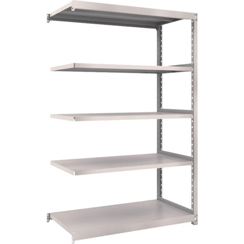 TRUSCCO 스틸 랙 M2형 경중량 선반 1160×880×H1800 5단 연결 네오 그레이 M2-6495B 1 S