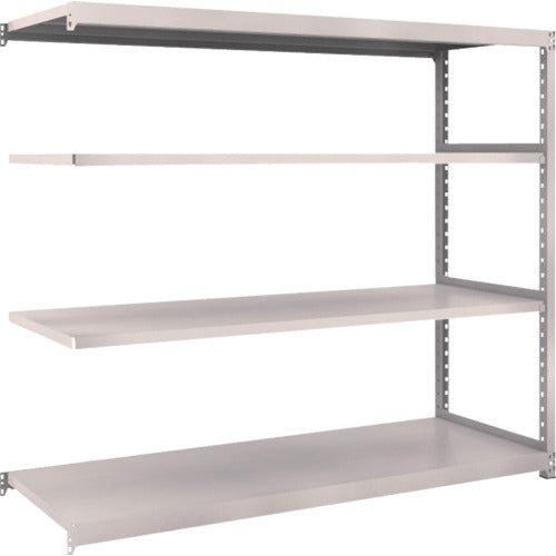 TRUSCO Steel Rack M2 Type Light-Medium Duty Shelf 1760 x 880 x H1500 4 Tiers Connected Neo Gray M2-5694B 1 S