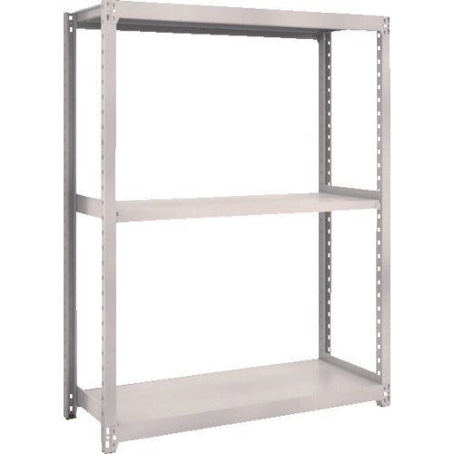 ＴＲＵＳＣＯ　　スチールラック　Ｍ２型軽中量棚　１７６０Ｘ８８０ＸＨ１５００　３段　単体　　ネオグレー　M2-5693　1 Ｓ