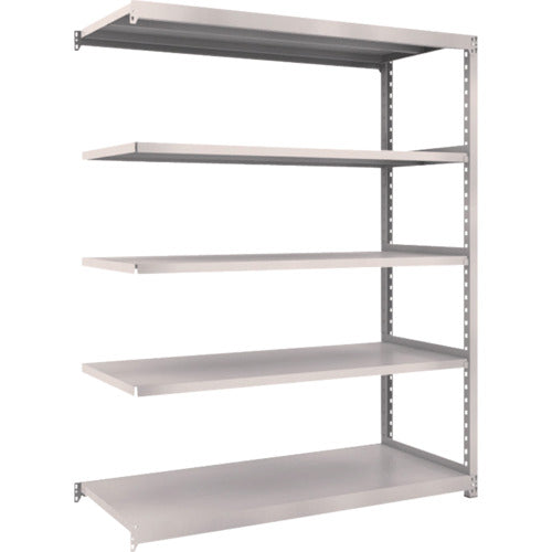 TRUSCCO 스틸 랙 M2형 경중량 선반 1460×880×H1800 5단 연결 네오 그레이 M2-6595B 1 S