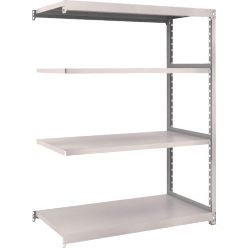 ＴＲＵＳＣＯ　　スチールラック　Ｍ２型軽中量棚　１１６０×８８０×Ｈ１５００　４段　連結　　ネオグレー　M2-5494B　1 Ｓ