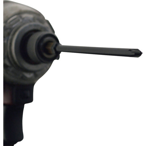 후지 화살 전동 드라이버용 단 부착 비트 (흑금·2개 세트)+1×100mm 5102D-100-BG