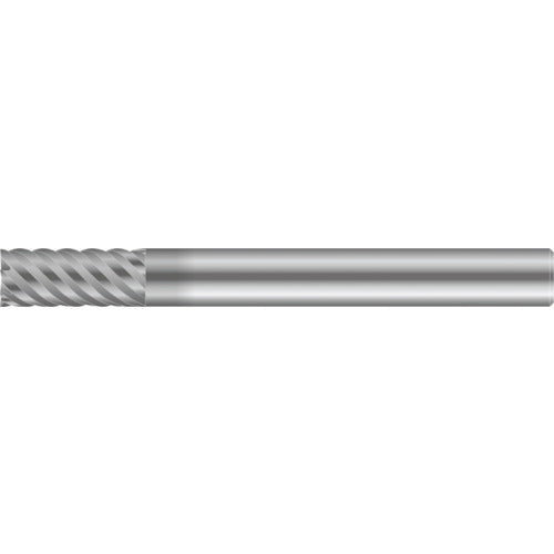 Kyocera End Mill for High Hardness Materials, Short, 4/5/6/7HFSS, 6HFSS120-260-12, 1 Piece