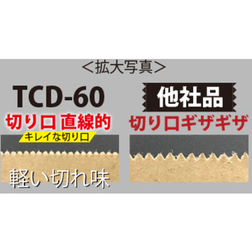 ＥＣＴ　テープカッター　ＴＣＤ−６０　ブラック　TCD-60-BK　1 台