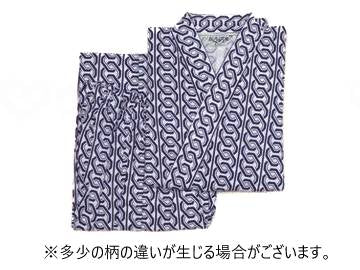 Well-Fun Osewa-san Relaxing Wear for Men, Geometric Pattern, L