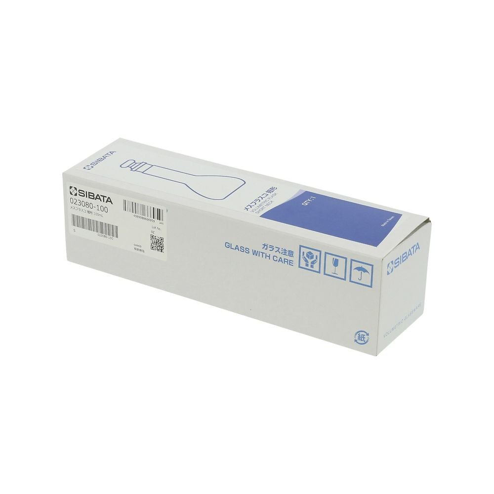 メスフラスコ　短形　100mL　023080-100 1個
