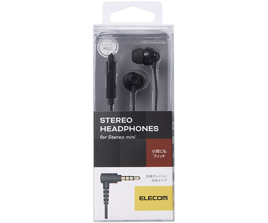 Stereo earphones, in-ear type, φ3.5mm, with microphone, Fast Music F12C, 10.0mm driver, black, EHP-F12CMBK, 1 piece
