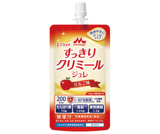 エンジョイすっきりクリミールジュレ　（栄養補助食品）　りんご味　24袋入　655589 1箱(24袋入)