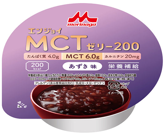 エンジョイMCTゼリー200　（栄養補助食品）　あずき味　24個入　655605 1箱(24個入)