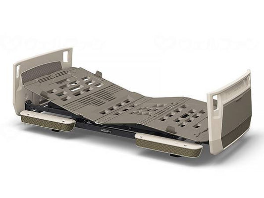 Paramount Bed Rakusho Plus X-leg 3 motor OP Moss Green/B Gray 83cm width