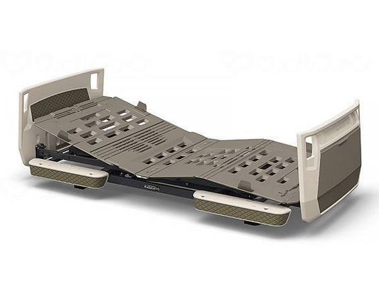 パラマウントベッド楽匠ﾌﾟﾗｽ X脚2ﾓｰﾀｰ  OPﾓｽｸﾞﾘｰﾝ/Bﾓｽｸﾞﾘｰﾝ 83cm幅