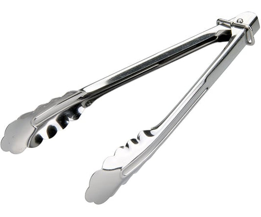 18-0 Multi-purpose Tongs with Square Ring, Mini, 1pc