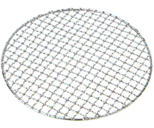 ステンレス太線丸焼網　24cm 1個