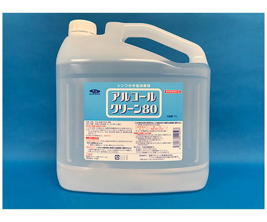 알코올 클린 80 5L 리필용 4개입 1상자(4개입)