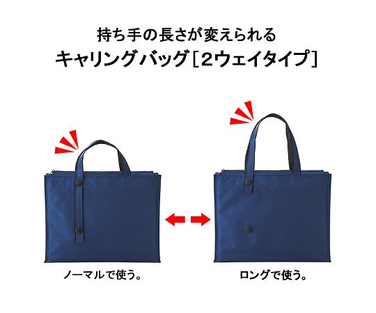 Carrying bag 2-way type wide A-7651-11N 1 pc