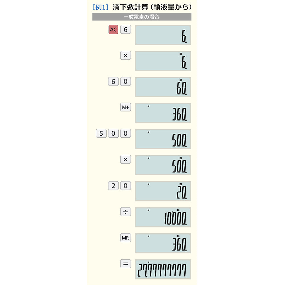 간호사용 전용 계산 계산기 SP-100NU 1개