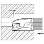 Kyocera Steel bar for inner diameter/back end surface machining S-SCLC-A E12Q-SCLCR06-14A 1 piece