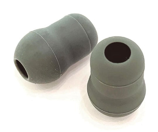 Silicone Ear Tips for Angel Nurse Scope, Gray, 1 Set (2 Pieces) 01019987 1 Set (2 Pieces)