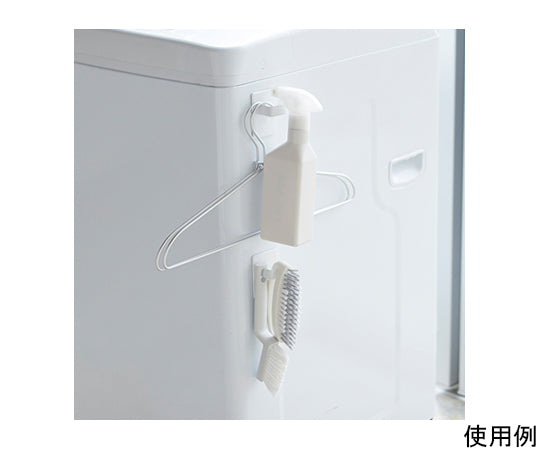 50x 35x 70mm Spray bottle hook (with magnet, white) EA638LF-151 2 pieces