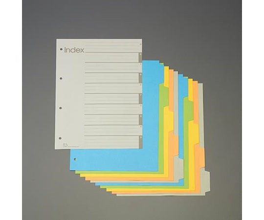 A4S형 컬러 인덱스(재생지/5색입) EA762CS-11 1권(10장입)