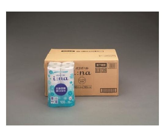 화장지 (싱글 / 100m / 72 롤) EA929AD-11 1 상자 (72 롤 포함)