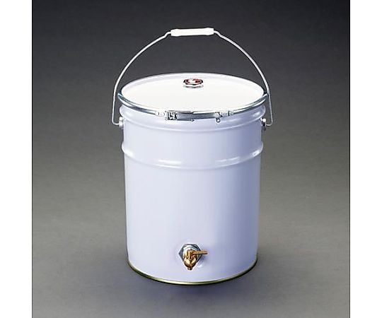 20Ｌ ペール缶(ﾊﾞﾝﾄﾞﾀｲﾌﾟ/ｺｯｸ付)　EA991AG-7 1缶
