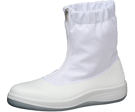 JIS Standard Anti-Static Safety Shoes Clean Room Shoes SCR1200 Half Hood White 26.0cm SCR1200-HH-W-26.0 1 Pair