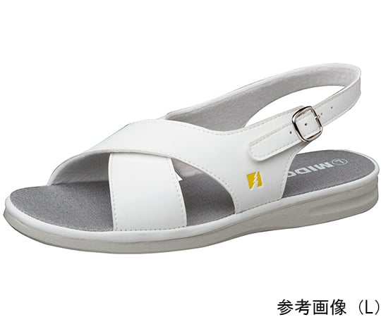 Women's Anti-Static Work Shoes Sandal Type PS Lady CB White S PSCB-WS 1 Pair
