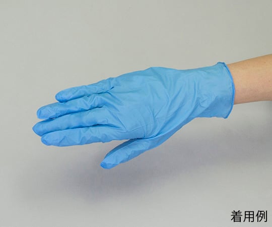 Disposable nitrile gloves (powder-free) L size 100 pieces per box (100 pieces)