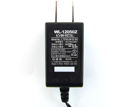 コンパクトACアダプタ　12V　0.5A　WL-12050Z 1個