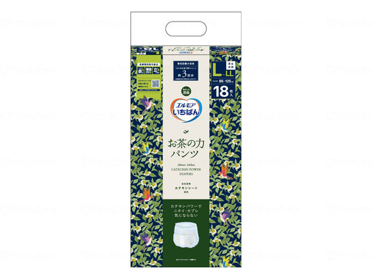 カミ商事Tｴﾙﾓｱいちばんお茶の力ﾊﾟﾝﾂ 袋 L-LL