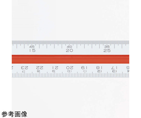 Triangular scale for civil engineering No.544 1 piece