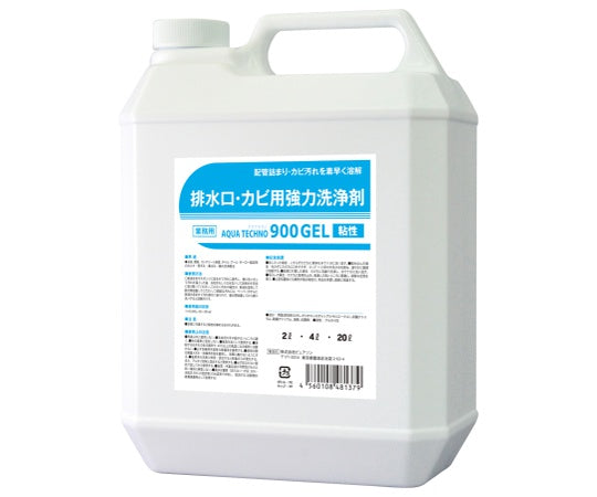 排水口・カビ用強力洗浄剤　アクアテクノ900GEL　4L　1本　2876D084 1本