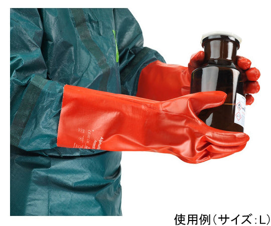 耐溶剤作業用手袋　アルファテック　15-554　Lサイズ　15-554-9 1双