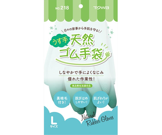 천연 고무 장갑 천연 고무 토끼 손 그린 L 218-L 1쌍