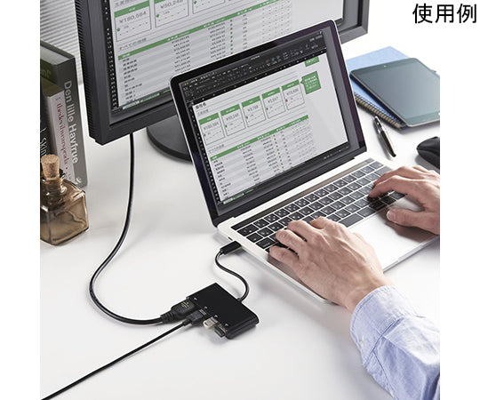 Type-C 도킹 스테이션 USB3.1Gen1×3포트 HDMI×1포트 4K 대응 블랙 DST-C15BK/EC 1개