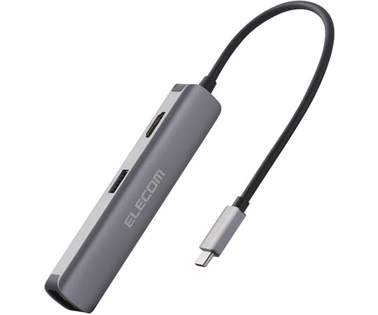 Type-C 도킹 스테이션 알루미늄 바디 USB3.1Gen1×3포트 HDMI×1포트 LAN포트 부착 실버 DST-C17SV/EC 1개