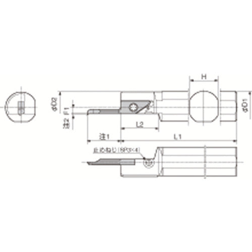 Kyocera Small Inner Diameter Boring System Bar S-SVN-SN S22K-SVNR12SN 1 pc