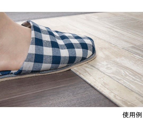 Adhesive Wipeable Floor Toilet Mat Wood Long White KV-18 1pc