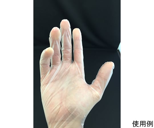 ハンドスキニー手袋　ナチュラル　M　100枚入　TO-600A 1箱(100枚入)