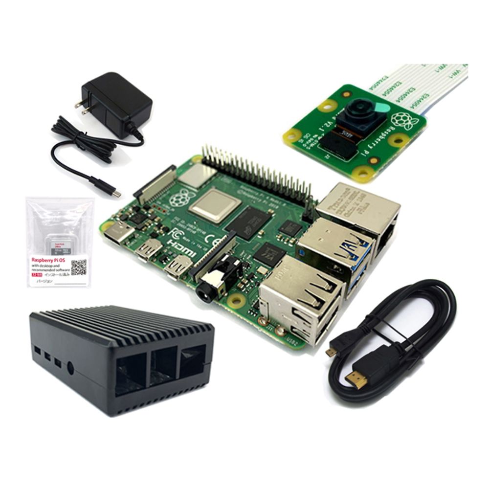 Raspberry　Pi　4B　（8GB）　スターターセット/レギュラー　RASPi4-RGL8GB 1セット