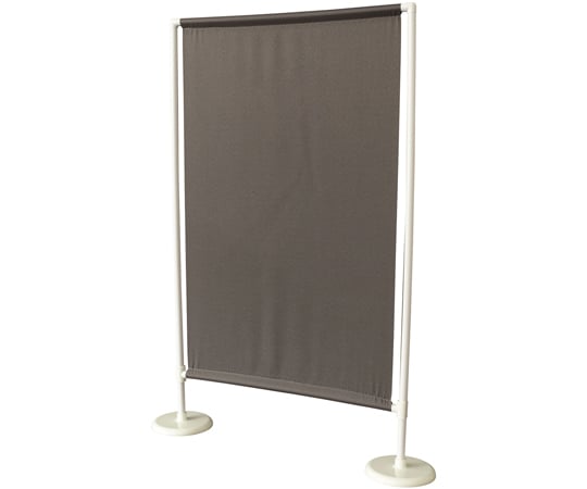 飛沫防止　卓上パーテーション　クロス　グレー　44341 1セット